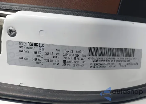 2017 Chrysler Pacifica Limited from USA, damaged, VIN 2C4RC1GG9HR514681